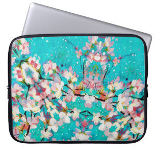 Kleurrijk Abstract geometrisch achtergrondpatroon Laptop Sleeve