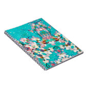 Kleurrijk Abstract geometrisch achtergrondpatroon Notitieboek (Rechterzijde)