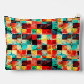 Kleurrijk abstract geometrisch hel element ontwerp etui (Achterkant)