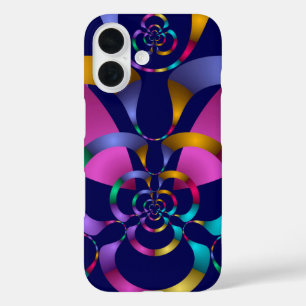 Kleurrijk Abstract geometrisch patroon iPhone 16 Hoesje