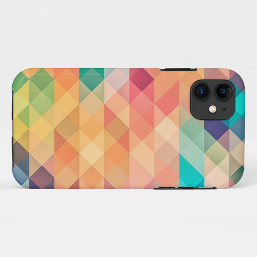 Kleurrijk Abstract geometrisch patroon Case-Mate iPhone Case (Achterkant (horizontaal))