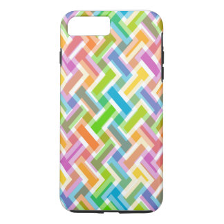 Kleurrijk Abstract Geometrisch Patroon iPhone 8/7 Plus Hoesje