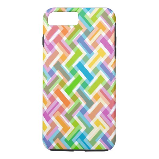 Kleurrijk Abstract Geometrisch Patroon Case-Mate iPhone Case (Achterkant)