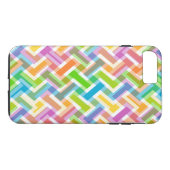 Kleurrijk Abstract Geometrisch Patroon Case-Mate iPhone Case (Achterkant (Horizontaal))