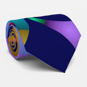 Kleurrijk Abstract geometrisch patroon Stropdas (Opgerold)