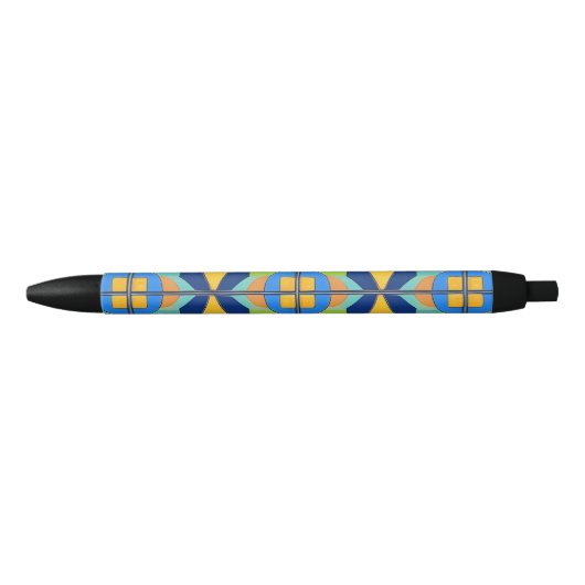 Kleurrijk Abstract Geometrisch Pen Geschenk Idee (Voorkant)