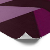 Kleurrijk Abstract geometrisch poly Poster (Hoek)