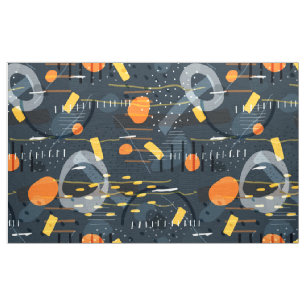 Kleurrijk Abstract geometrisch vormenpatroon Stof