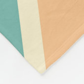 Kleurrijk abstract geometrisch vormontwerp fleece deken (Hoek)