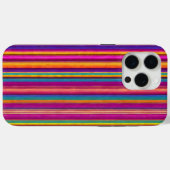 Kleurrijk abstract gestreepte lijnpatroon Case-Mate iPhone case (Achterkant (horizontaal))