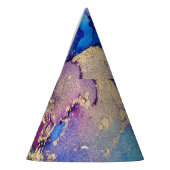 Kleurrijk Abstract: getextureerde olieverfschilder Feesthoedjes (Links)