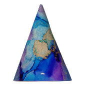 Kleurrijk Abstract: getextureerde olieverfschilder Feesthoedjes (Rechts)