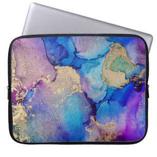 Kleurrijk Abstract: getextureerde olieverfschilder Laptop Sleeve