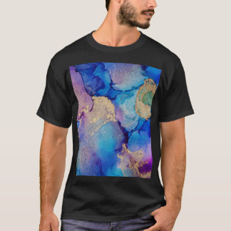 Kleurrijk Abstract: getextureerde olieverfschilder T-shirt