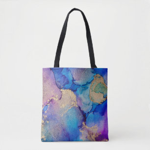 Kleurrijk Abstract: getextureerde olieverfschilder Tote Bag