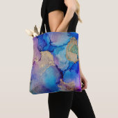 Kleurrijk Abstract: getextureerde olieverfschilder Tote Bag (Dichtbij)