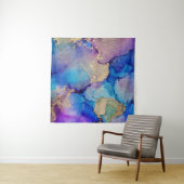 Kleurrijk Abstract: getextureerde olieverfschilder Wandkleed (In Situ (horizontaal))