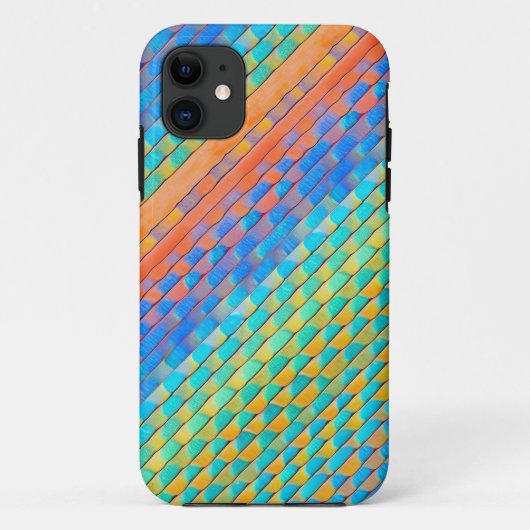 Kleurrijk Abstract geweven digitaal patroon Case-Mate iPhone Case (Achterkant)