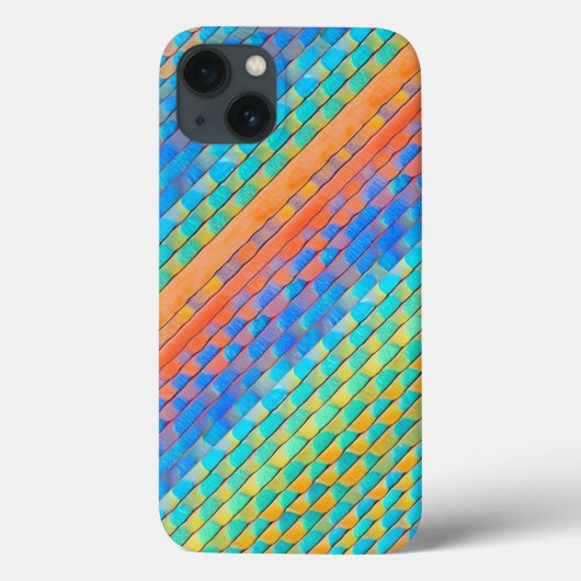 Kleurrijk Abstract geweven digitaal patroon Case-Mate iPhone Case (Achterkant)