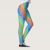 Kleurrijk Abstract geweven digitaal patroon Leggings (Rechts)