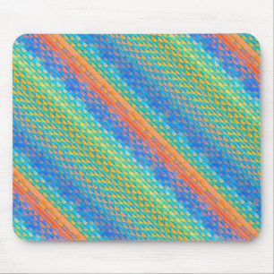 Kleurrijk Abstract geweven digitaal patroon Muismat