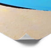 Kleurrijk Abstract gezichtskubisme Poster (Hoek)