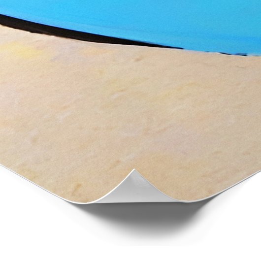 Kleurrijk Abstract gezichtskubisme Poster (Hoek)