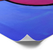 Kleurrijk Abstract gezichtskubisme Poster (Hoek)