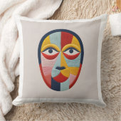 Kleurrijk Abstract gezichtskussen Kussen (Deken)