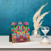 Kleurrijk Abstract Glas in lood Fotoplaat (Insitu)