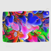 Kleurrijk abstract golfhanddoek (Horizontaal)