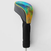 Kleurrijk Abstract Golfheadcover (Schuin)