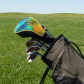 Kleurrijk Abstract Golfheadcover (Insitu)
