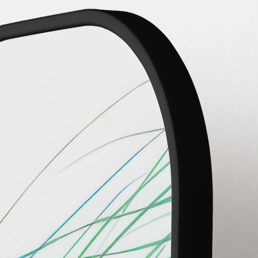 Kleurrijk abstract golfontwerp pickleball paddle (Links Detail)