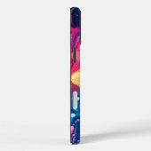 Kleurrijk Abstract Golfpatroon Case-Mate iPhone Case (Achterkant / Rechts)