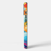 Kleurrijk Abstract Golfpatroon Case-Mate iPhone Case (Achterkant / Links)