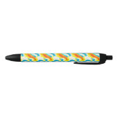 Kleurrijk Abstract Golfpatroon Zwarte Inkt Pen (Bodem)