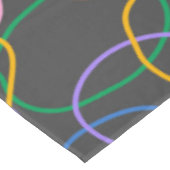 Kleurrijk Abstract golvend lijnenpatroon Tafelkleed (Gekanteld)