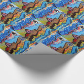 Kleurrijk Abstract Graffiti Cadeaupapier (Hoek)