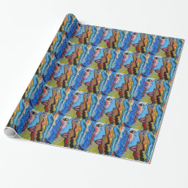 Kleurrijk Abstract Graffiti Cadeaupapier