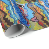 Kleurrijk Abstract Graffiti Cadeaupapier (Rol Hoek)
