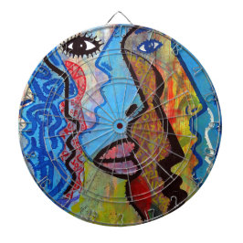 Kleurrijk Abstract Graffiti Dartbord