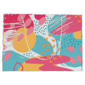 Kleurrijk Abstract Groot Cadeauzakje (Achterkant)