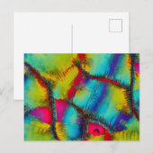 Kleurrijk Abstract hechtpatroon Briefkaart (Voorkant / Achterkant)