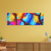 Kleurrijk Abstract hechtpatroon Canvas Afdruk (Insitu (Woonkamer))