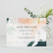 Kleurrijk Abstract horizontaal sparen de Datum Save The Date (Staand voorkant)