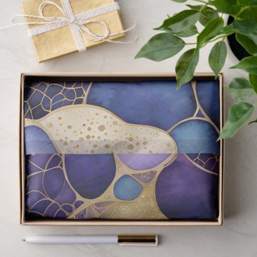 Kleurrijk Abstract Ink Art Tissue Papier (Geschenk)