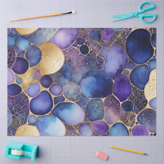 Kleurrijk Abstract Ink Art Tissue Papier (Craft)