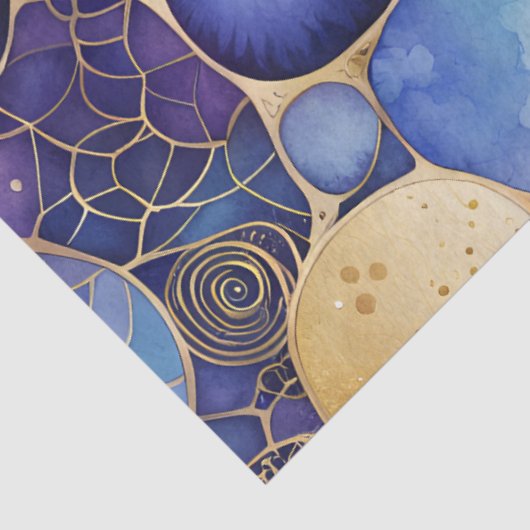 Kleurrijk Abstract Ink Art Tissue Papier (Detail)