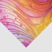 Kleurrijk Abstract Ink Art Tissue Papier (Detail)